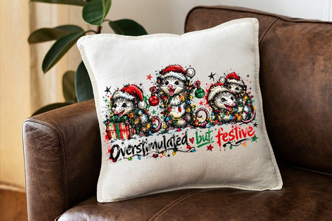 Funny Possum Christmas Sublimation PNG SVG DesignDestine 