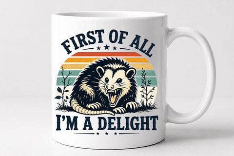 Funny Possum PNG Retro Sarcastic Quote Sublimation Design SVG BillahCrafts 