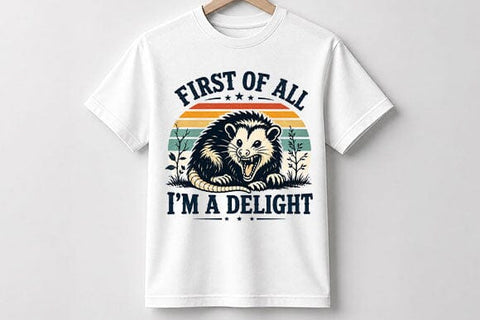Funny Possum PNG Retro Sarcastic Quote Sublimation Design SVG BillahCrafts 