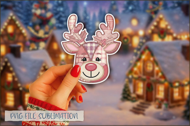 Funny Preppy Christmas Sticker PNG Sublimation Shetara Begum 