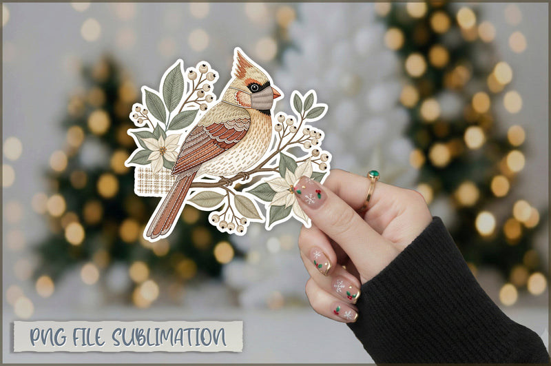 Funny Preppy Christmas Sticker PNG Sublimation Shetara Begum 