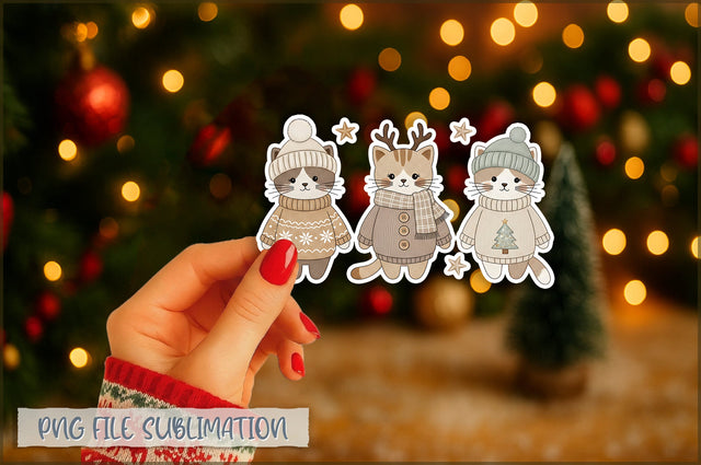 Funny Preppy Christmas Sticker PNG Sublimation Shetara Begum 