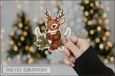 Funny Preppy Christmas Sticker PNG Sublimation Shetara Begum 