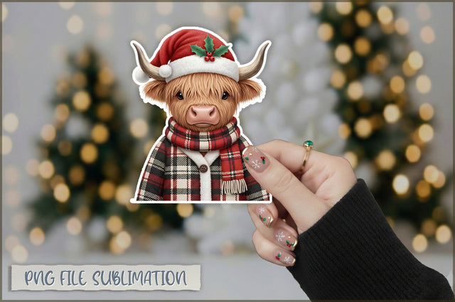 Funny Preppy Christmas Sticker PNG Sublimation Shetara Begum 