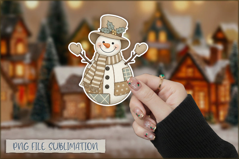 Funny Preppy Christmas Sticker PNG Sublimation Shetara Begum 