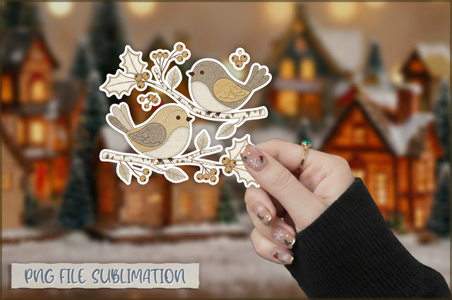 Funny Preppy Christmas Sticker PNG Sublimation Shetara Begum 