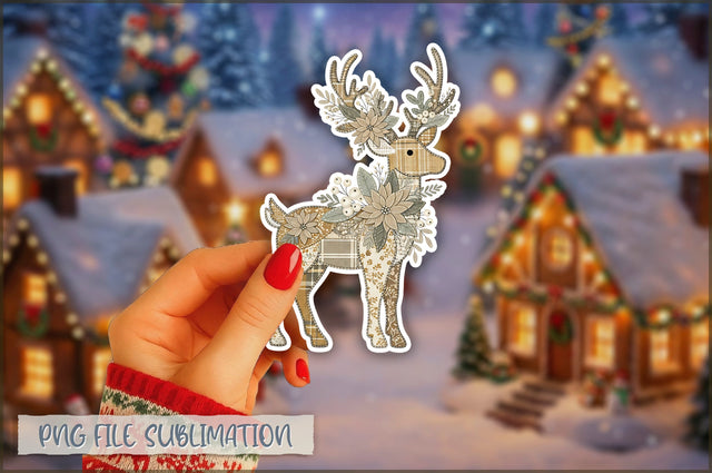 Funny Preppy Christmas Sticker PNG Sublimation Shetara Begum 