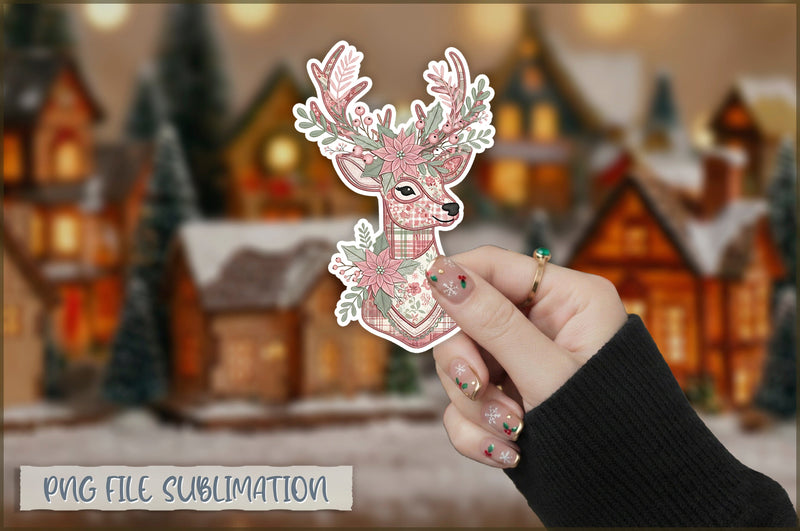 Funny Preppy Christmas Sticker PNG Sublimation Shetara Begum 