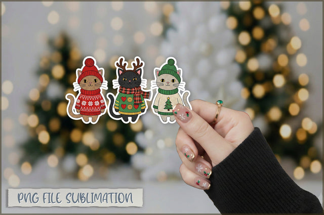 Funny Preppy Christmas Sticker PNG Sublimation Shetara Begum 