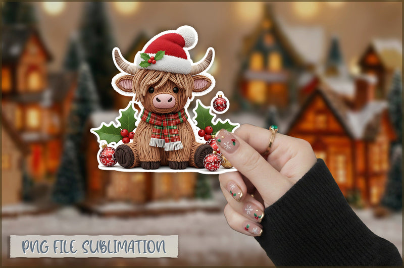 Funny Preppy Christmas Sticker PNG Sublimation Shetara Begum 