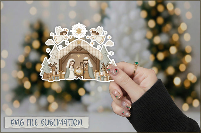 Funny Preppy Christmas Sticker PNG Sublimation Shetara Begum 