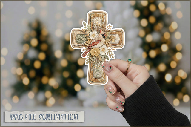 Funny Preppy Christmas Sticker PNG Sublimation Shetara Begum 