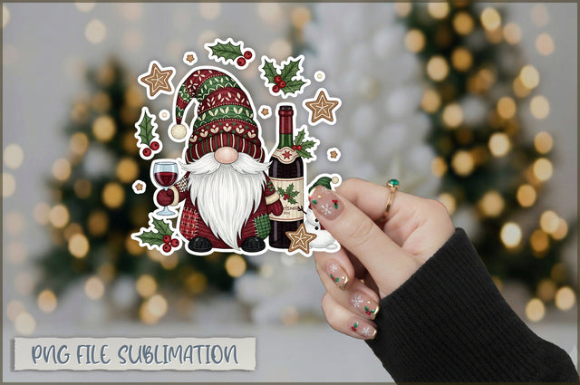 Funny Preppy Christmas Sticker PNG Sublimation Shetara Begum 