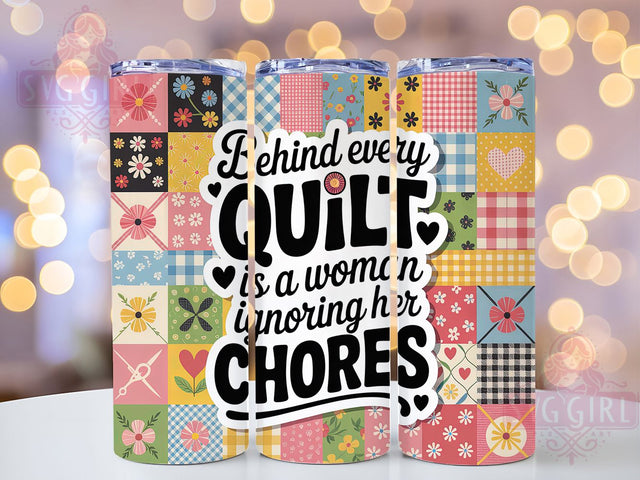 Funny Quilting Quote 20oz Tumbler, Funny Quilting Tumbler, Humor Sublimation Wrap, Crafting Quote Design, Cute PNG, 20oz Tumbler Wrap Sublimation SvggirlplusArt 
