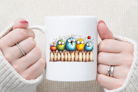 Funny Quirky Bird Sublimation Clipart Sublimation designartist 