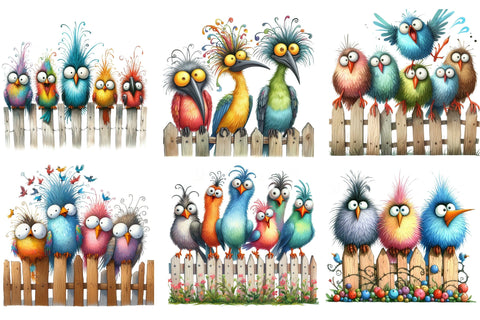 Funny Quirky Bird Sublimation Clipart Sublimation designartist 