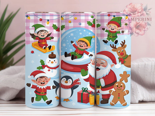 Funny Quirky Santa Christmas Tumbler, Quirky Holiday Sublimation Design, Humorous Santa Cup Art, 20oz Xmas Tumbler, Whimsical Santa Mug, Stylish Christmas Cup, Cozy Holiday Wrap Sublimation Li Zamperini 