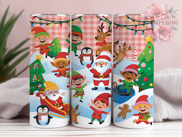 Funny Quirky Santa Christmas Tumbler, Quirky Holiday Sublimation Design, Humorous Santa Cup Art, 20oz Xmas Tumbler, Whimsical Santa Mug, Stylish Christmas Cup, Cozy Holiday Wrap Sublimation Li Zamperini 