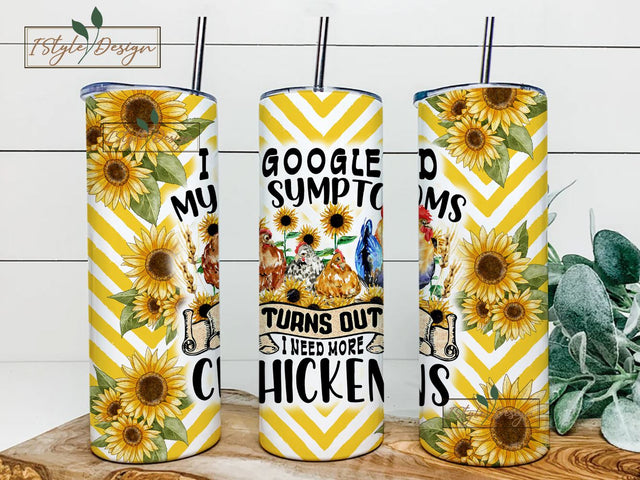Funny Quote Floral Tumbler Wrap 20oz Skinny Design Sublimation PNG Digital Download Sublimation iStyleDesign 