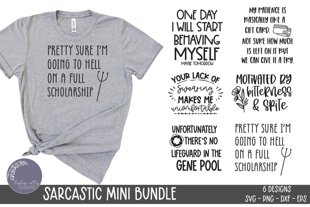 Funny Quote SVG Bundle SVG Linden Valley Designs 