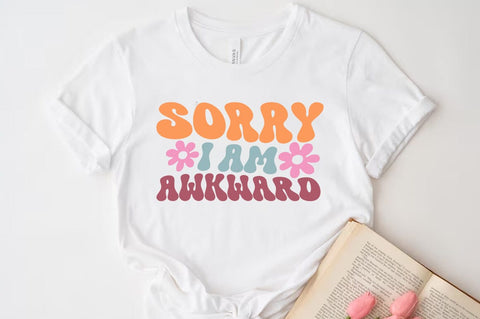 Funny Quote SVG Design, Sorry i am awkward SVG FiveStarCrafting 