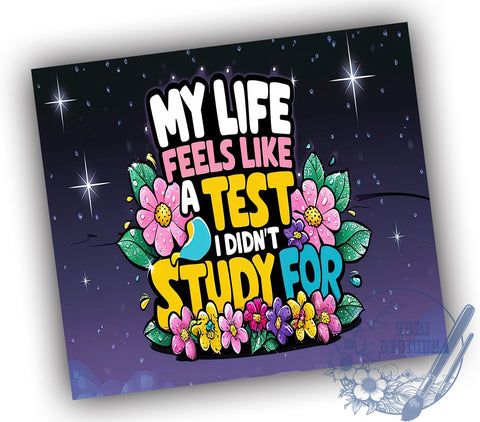 Funny Quote Tumbler, Inspirational Mug, Sublimation Design, 20oz Tumbler, Sarcastic Gift, Personalized Tumbler, Life Struggles, Humor Gift Sublimation ToriDesigns 