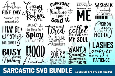 Funny Quotes Design, Sarcastic SVG PNG Bundle, Sarcastic Mega Bundle SVG FiveStarCrafting 