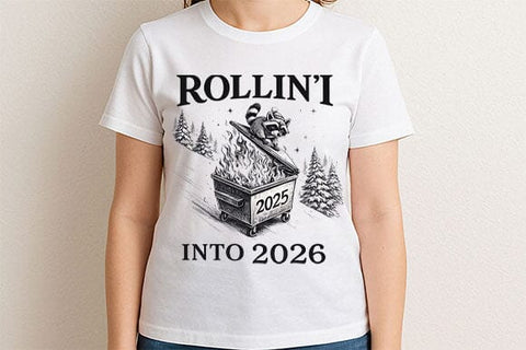 Funny Raccoon Dumpster Fire PNG SVG BillahCrafts 