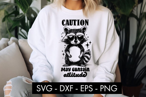 Funny Racoon Animal SVG PNG Sublimation SVG Freeling Design House 