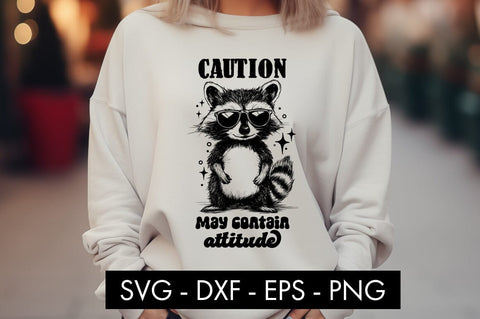 Funny Racoon Animal SVG PNG Sublimation SVG Freeling Design House 