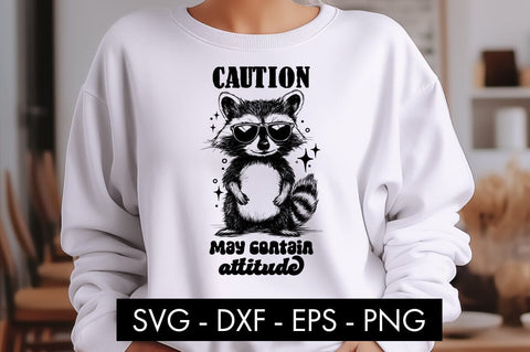 Funny Racoon Animal SVG PNG Sublimation SVG Freeling Design House 