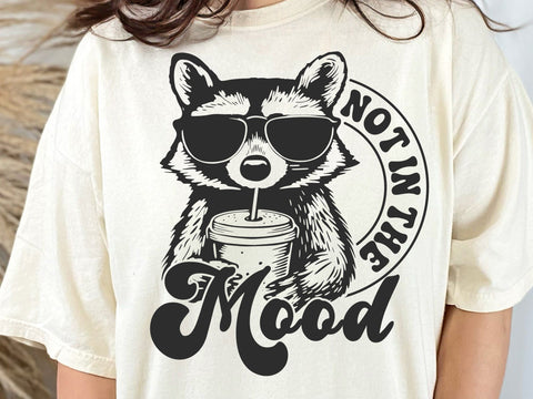 Funny Racoon Svg, Sarcastic Saying, Racoon Meme Shirt, Funny Racoon Shirt,Funny Women t shirt SVG DesignDestine 