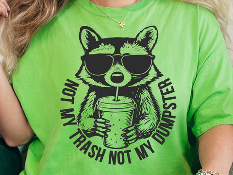 Funny Racoon Svg, Sarcastic Saying, Racoon Meme Shirt, Funny Racoon Shirt,Funny Women t shirt SVG DesignDestine 