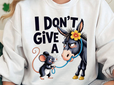 Funny Rat Donkey Sarcastic PNG: Humor Sublimation Design (Digital Download) SVG artprintfile 