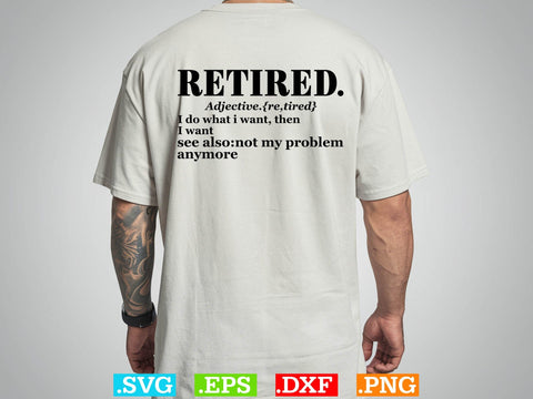 Funny Retired Definition Shirt, Police Svg, Back the Blue Svg, Thin Blue Line Svg, Police Officer Svg, Police Wife Svg, Distressed Flag SVG Creativeart88 