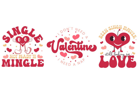 Funny Retro Valentine SVG Bundle SVG CraftLabSVG 
