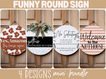 Funny Round Sign Bundle Part One SVG PNG SVG So Fontsy Design Shop 