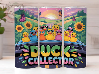 Funny Rubber Duck 20oz Tumbler, Funny Theme, Duck Collector, 20oz Wrap, Sublimation Design, Playful Style, PNG File Sublimation Lara' s Designs 