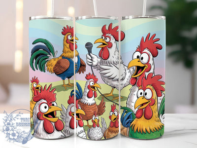 Funny Rustic Farm Chicken Tumbler, Farmhouse Humor Tumbler, Rustic Chicken Wrap, Whimsical Farm Wrap, Cute Chicken Wrap, Sublimation Design, Trendy Gift Idea Sublimation ToriDesigns 