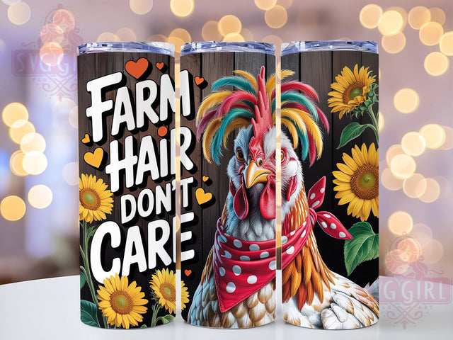 Funny Rustic Farmhouse Chicken Tumbler, Farmhouse Humor Tumbler, Rustic Chicken Wrap, Whimsical Farm Wrap, Cute Chicken Wrap, Sublimation Design, Trendy Gift Idea Sublimation SvggirlplusArt 