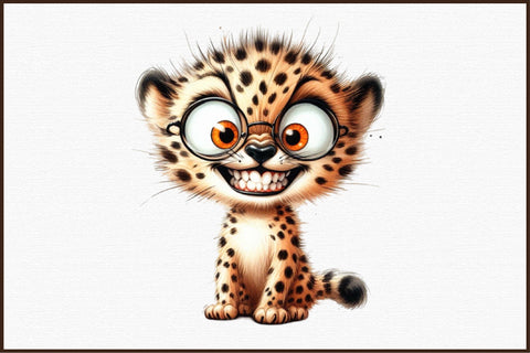 Funny Safari Animals - Funny Animals Png Sublimation designartist 