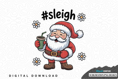 Funny santa claus sublimation png design Sublimation Regulrcrative 