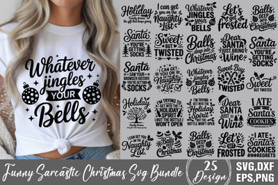 Funny Sarcastic Christmas SVG Bundle SVG Angelina750 