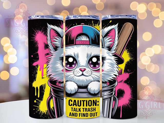 Funny Sarcastic Kitty Cat Tumbler, Sarcastic Kitty Cup, Humorous Cat Lover Gift, Cat Mom Sublimation Wrap, Playful Feline Drinkware, Quirky Cat Quote Tumbler, Animal Lover Funny Cup Sublimation SvggirlplusArt 