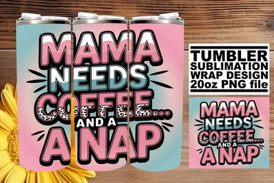 Funny Sarcastic Mom Tumbler Wrap 20oz Sublimation afrosvg 