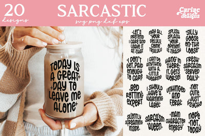 Funny Sarcastic Mug SVG and Sublimation SVG Carla C Designs 