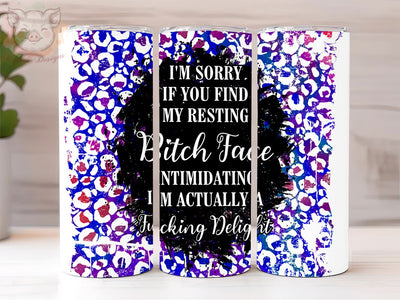 Funny Sarcastic Quote 20oz Tumbler Png, Straight & Tapered Tumbler Png, Funny Quote Tumbler Png, Digital Download PNG Sublimation Lara' s Designs 