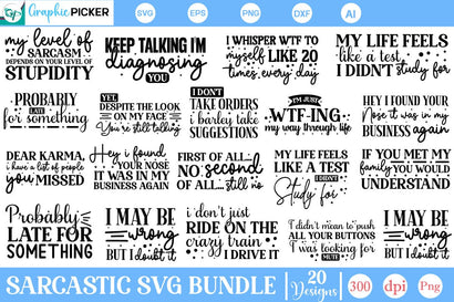 Funny Sarcastic SVG Bundle, Sarcastic SVG, Sarcastic SVG Designs, SVGs,Quotes and Sayings,Food & Drink,On Sale, Print & Cut SVG DesignPlante 503 