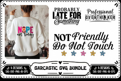 Funny Sarcastic SVG ,Funny Sarcastic Quotes SVG, Funny Svg, Sarcasm Svg 4 Designs SVG shah alam 