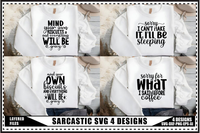 Funny Sarcastic Svg, Sarcastic Svg 4 Designs SVG shah alam 